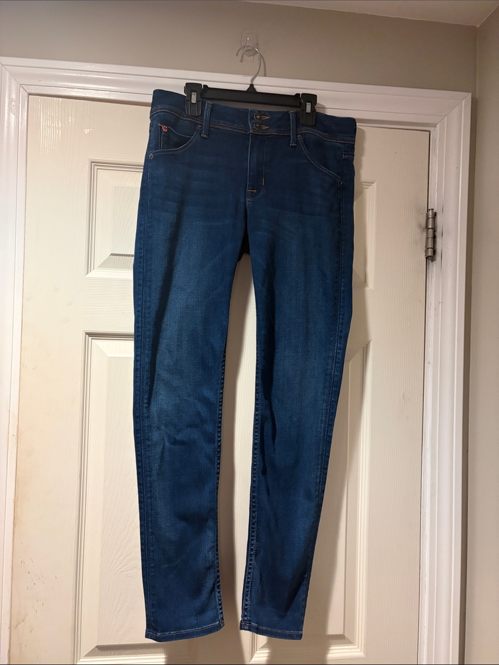 Hudson Jeans Dark Blue Skinny Stretch Jeans